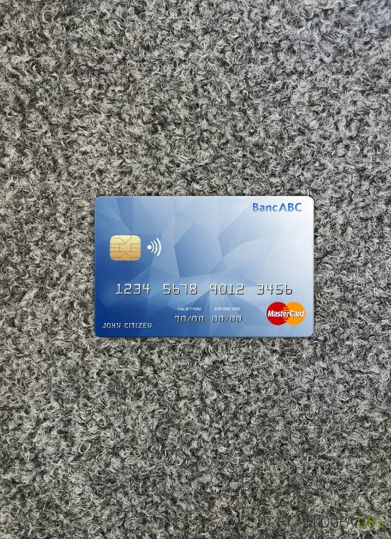 Botswana ABC bank mastercard photolook recto